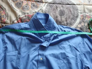 Camisa azul de vestir