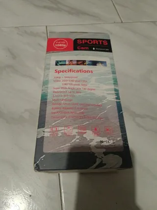 Cámara Deportiva Full HD 1080p