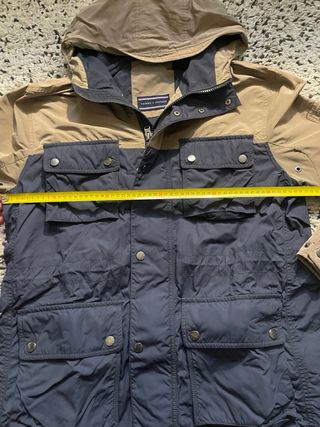 Chaqueta Parka Tommy Hilfiger Beige/Azul