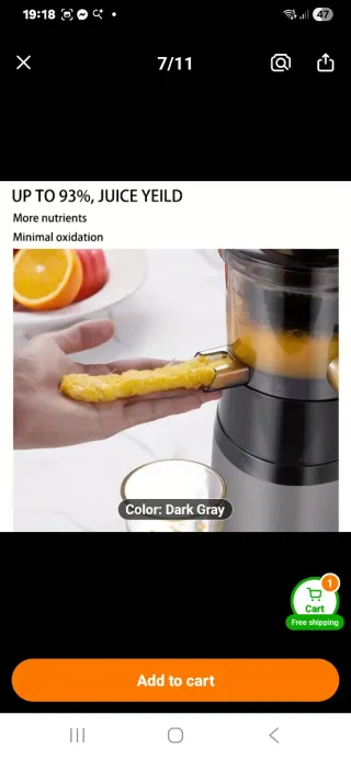 Extractor de Zumo Nuevo En Huesca..