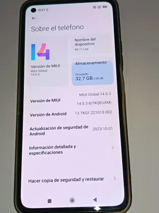 Xiaomi Mi 11 Lite Negro