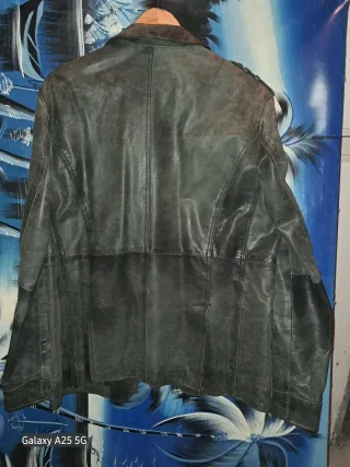 Blazer de cuero Selected Talla L