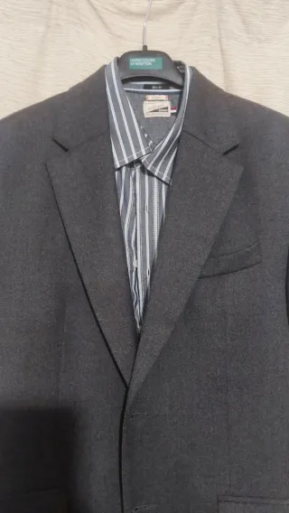 *Nuevo* Americana 100% Lana Italiana, Gris