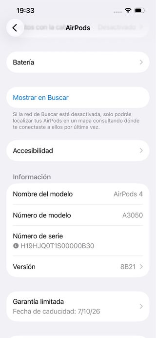 Apple AirPods 4 Auriculares Inalámbricos #1CQL4Q