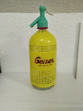 Sifón vintage Geiser con luz