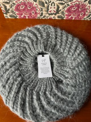 Conjunto Boina y Bufanda Gris Tintoretto