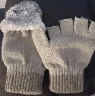 Gorro y Guantes Gatito Gris Tiger