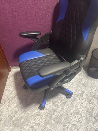 Silla Gamer Tequilo Negra y Azul