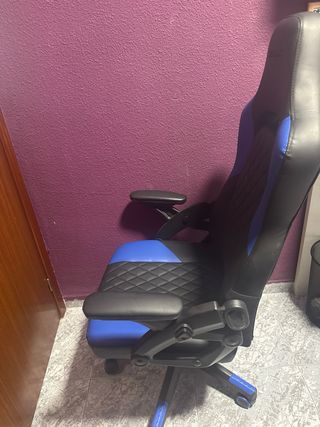 Silla Gamer Tequilo Negra y Azul