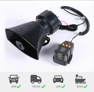 Megáfono con micrófono