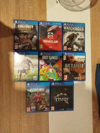 Lote Videojuegos PS4