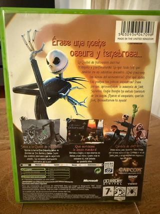 Juego Xbox: Pesadilla antes de Navidad