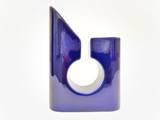 Vaso Cerâmica Space Age Sele Arte Itália Anos 70