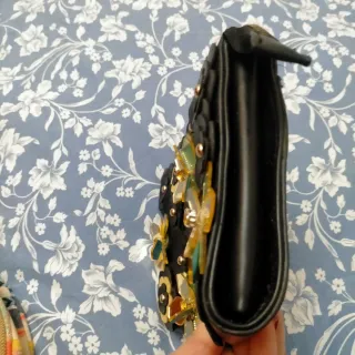 Bolso fiesta negro y dorado