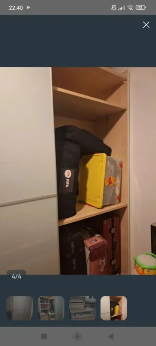 Armario ropero madera sin cristal porque está roto