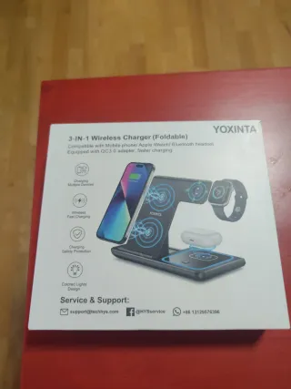 Cargador Inalámbrico 3 en 1 Yoxinta