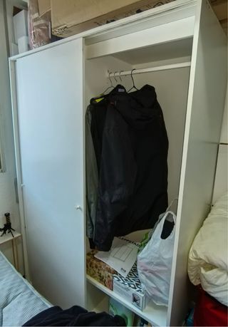 Armario Ikea Kleppstad Blanco 117x55x176