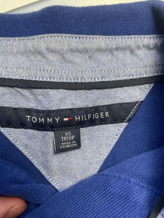Polo Tommy Hilfiger Azul Talla M