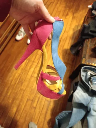 Scarpe donna tacco alto beige