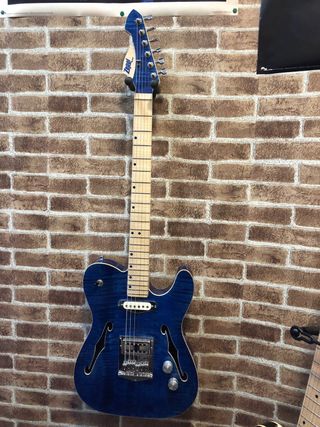 Guitarra Eléctrica Azul Zepol