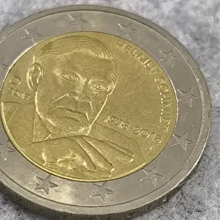 2 euros Alemania 2018 - conmemorativa Helmut