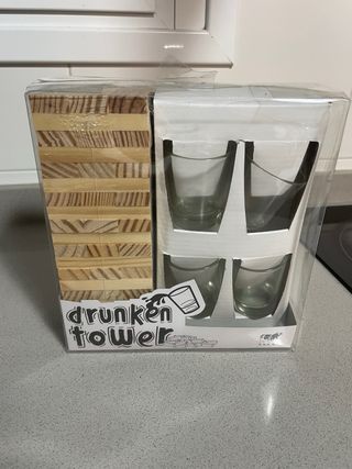 Juego Drunken Tower (Jenga Borrachos)