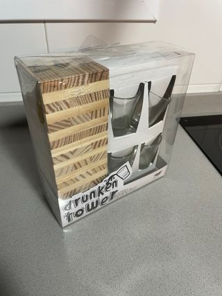 Juego Drunken Tower (Jenga Borrachos)