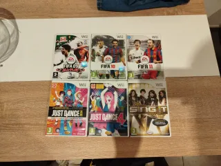 Lote 6 Videojuegos Wii