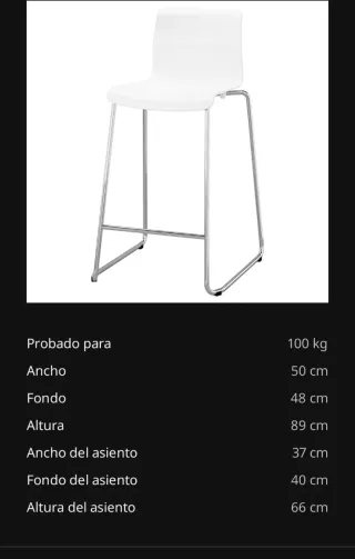 Taburetes de cocina negros y plateados