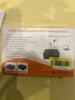 Estación Docking HDD SATA USB 3.0 RSHTECH