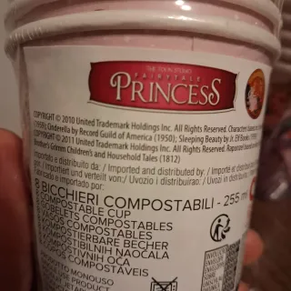 Bicchieri Principesse Disney