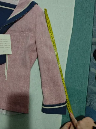 Traje de comunión marinero rojo y azul TALLA 11