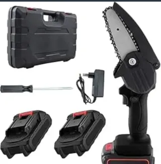 Motosega 4 pollici con accessori e valigia