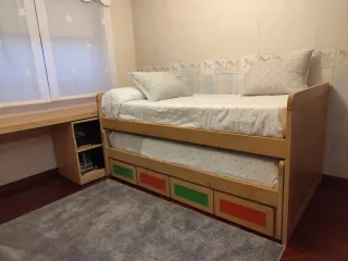 Cama nido con almacenaje