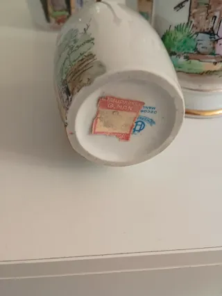 Juego tocador Cerámica Hispania Manises