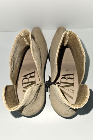 Botines ZARA ante beige