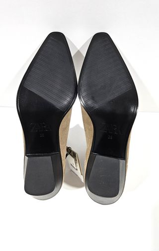 Botines ZARA ante beige