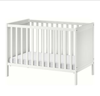 Cuna Ikea Sundvik Blanca + ropa de cama
