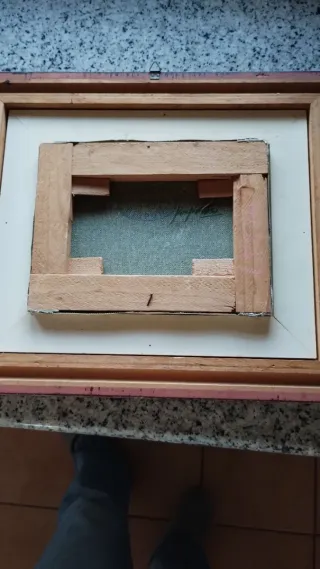 Quadro con uva olio su tela