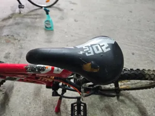 Bicicleta Infantil Roja Doble Suspensión