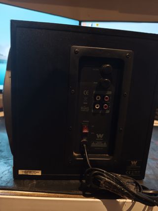 Equipo de Sonido WOXTER Negro/Gris