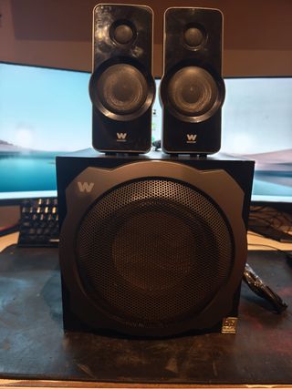 Equipo de Sonido WOXTER Negro/Gris