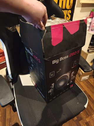 Equipo de Sonido WOXTER Negro/Gris