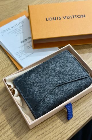 Porta carte di credito Louis Vuitton Nero