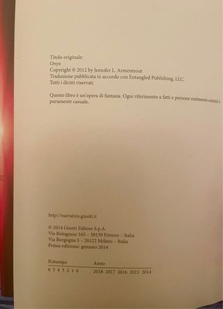 Onyx (Lux Vol. 2) (Italian Edition)