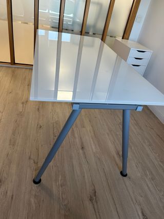 Mesa Cristal Ikea Galant 160x80