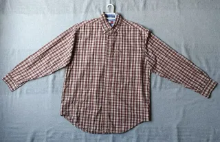 Camisa Tommy Hilfiger Manga Larga Roja