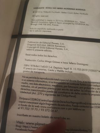 MM My Hero Academia Vigilante Illegals nº 01 1,95