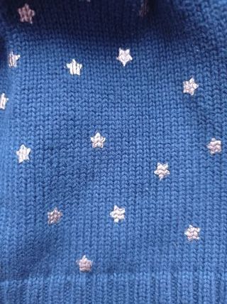 Gorro Primark estrellas azul 24-36 meses
