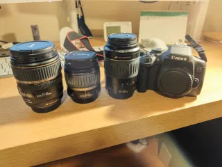 Cámara Canon EOS 750D + objetivos